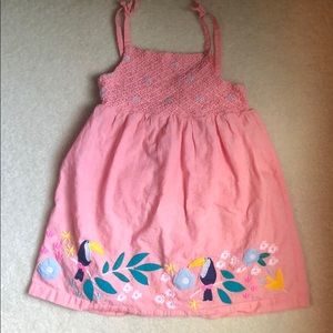 Baby Boden 2-3Y Thin Strap Summer Toucan Dress